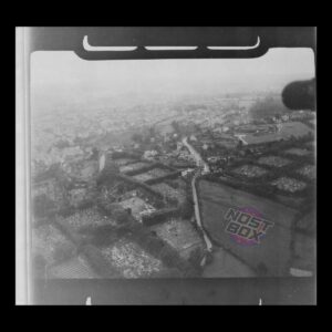 RAF Reconnaissance Photograph – Believed Caen Cemetery Sector – Normandy 1944 | Original WWII Air Ministry Aerial Photo