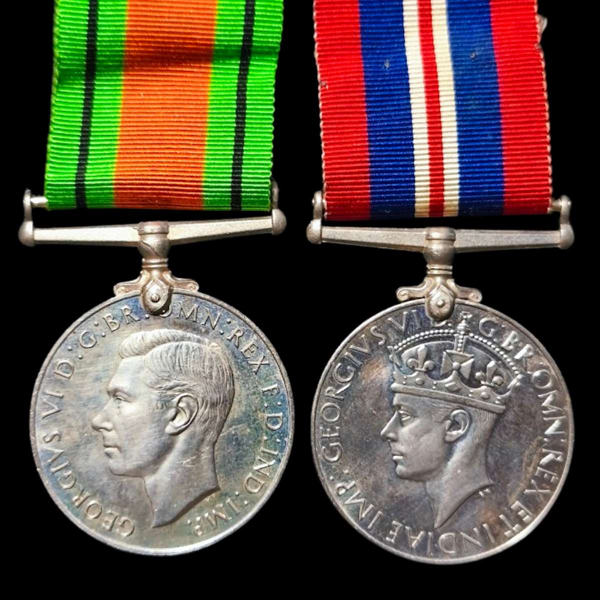 WWII Medals Set J Elphick RAF Defence Medal 1939-1945