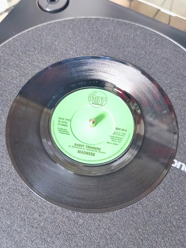 Madness Baggy Trousers The Business 7” vinyl green label