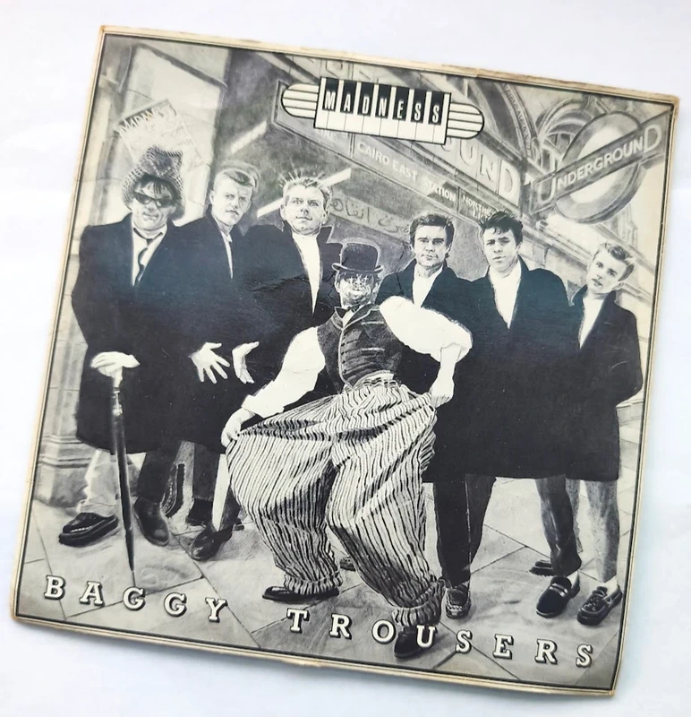 Madness Baggy Trousers The Business 7” vinyl front cover