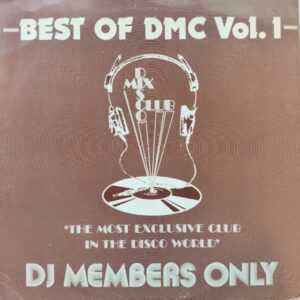 Best of DMC Volume 1 Vinyl LP front cover
