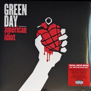 Green Day American Idiot Limited Edition Red White & Black Vinyl 2LP